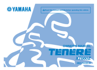 Yamaha XT660Z Tenere - Owners manual 2012--2